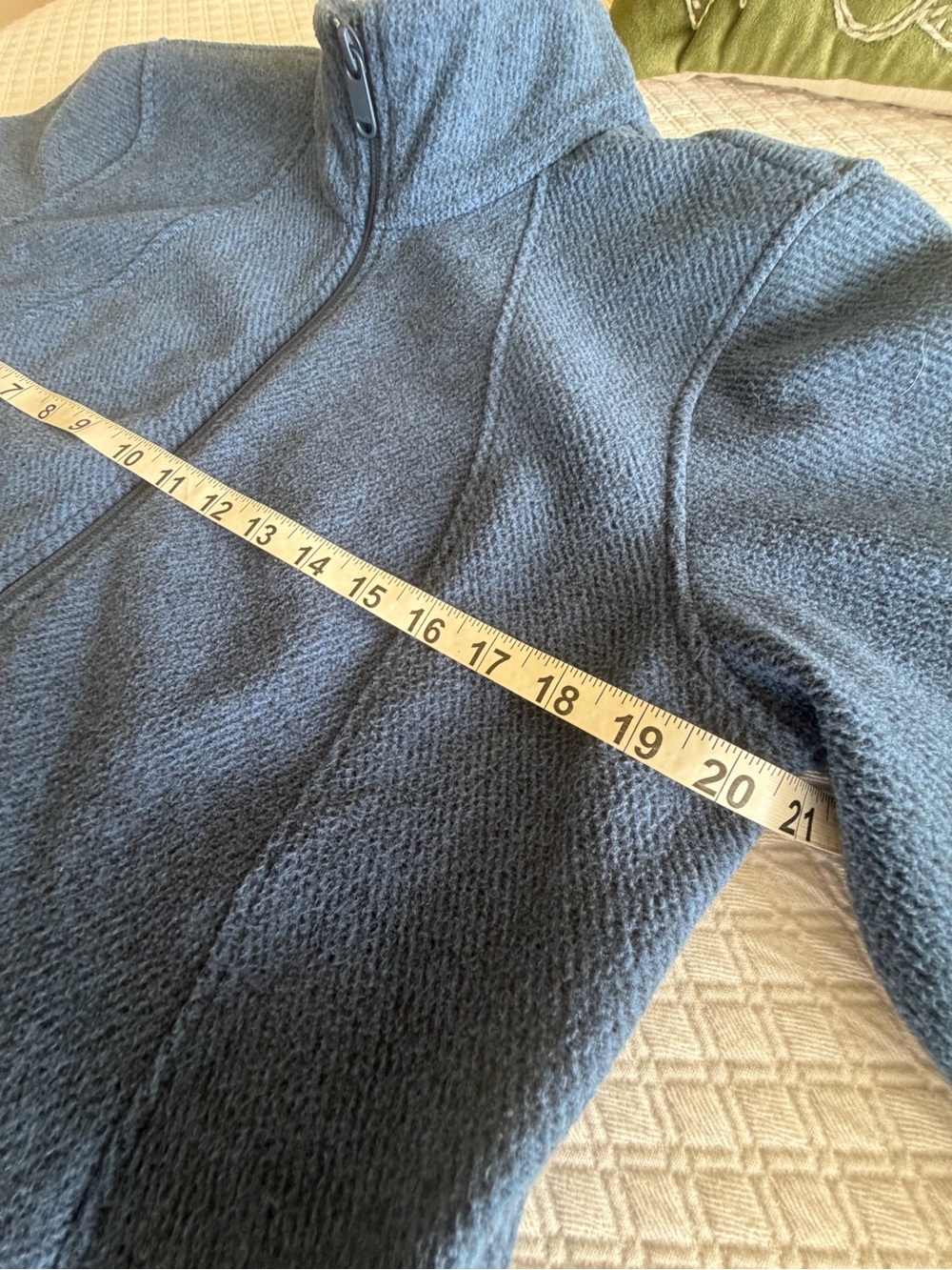 Athleta Indigo Blue Zip-Up Jacket - Picture 4 of 5